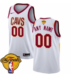 Youth Nike Cleveland Cavaliers Customized Authentic White 2018 NBA Finals Bound NBA Jersey - Association Edition