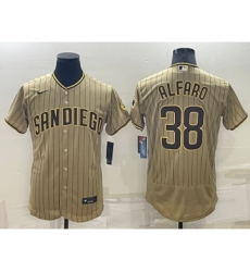 Men's San Diego Padres #38 Jorge Alfaro Grey Stitched MLB Flex Base Nike Jersey