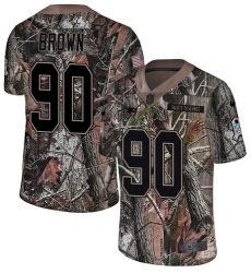 Youth Nike New England Patriots #90 Malcom Brown Camo Untouchable Limited NFL Jersey