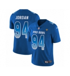 Youth Nike New Orleans Saints #94 Cameron Jordan Limited Royal Blue NFC 2019 Pro Bowl NFL Jersey Youth Nike New Orleans Saints #94 Cameron Jordan Limited Royal Blue NFC 2019 Pro Bowl NFL Jersey