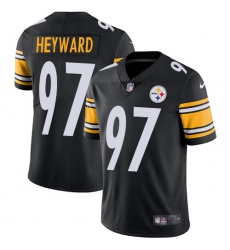 Men's Nike Pittsburgh Steelers #97 Cameron Heyward Black Team Color Vapor Untouchable Limited Player NFL Jersey