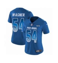 Women's Nike Seattle Seahawks #54 Bobby Wagner Limited Royal Blue NFC 2019 Pro Bowl NFL Jersey Women's Nike Seattle Seahawks #54 Bobby Wagner Limited Royal Blue NFC 2019 Pro Bowl NFL Jersey