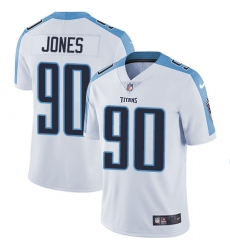 Men's Nike Tennessee Titans #90 DaQuan Jones White Vapor Untouchable Limited Player NFL Jersey