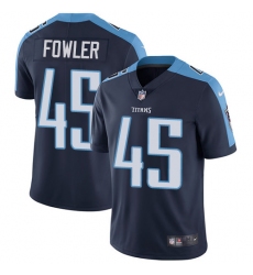 Youth Nike Tennessee Titans #45 Jalston Fowler Navy Blue Alternate Vapor Untouchable Limited Player NFL Jersey