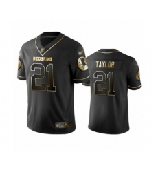 Men's Washington Redskins #21 Sean Taylor Limited Black Golden Edition Football Jersey