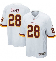 Men's Nike Washington Redskins #28 Darrell Green Game White NFL Jersey