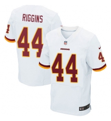 Men's Nike Washington Redskins #44 John Riggins Elite White NFL Jersey