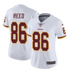 Women's Nike Washington Redskins #86 Jordan Reed Elite White NFL Jersey