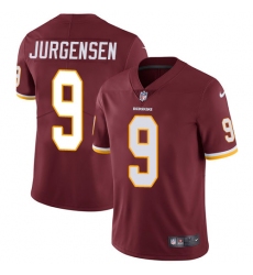 Men's Nike Washington Redskins #9 Sonny Jurgensen Burgundy Red Team Color Vapor Untouchable Limited Player NFL Jersey