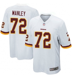 Men's Nike Washington Redskins #72 Dexter Manley Game White NFL Jersey