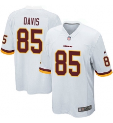 Men's Nike Washington Redskins #85 Vernon Davis Game White NFL Jersey