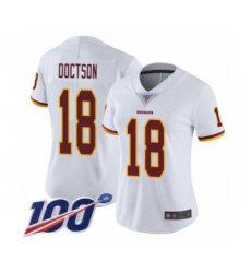 Women's Washington Redskins #18 Josh Doctson White Vapor Untouchable Limited Player 100th Season Football Jersey