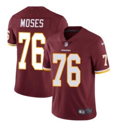Youth Nike Washington Redskins #76 Morgan Moses Elite Burgundy Red Team Color NFL Jersey