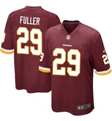 Men's Nike Washington Redskins #29 Kendall Fuller Game Burgundy Red Team Color NFL Jersey