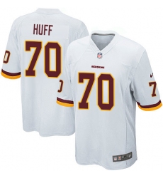 Men's Nike Washington Redskins #70 Sam Huff Game White NFL Jersey