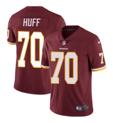 Youth Nike Washington Redskins #70 Sam Huff Elite Burgundy Red Team Color NFL Jersey