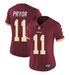 Women's Nike Washington Redskins #11 Terrelle Pryor Burgundy Red Team Color Vapor Untouchable Limited Player NFL Jersey