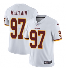 Youth Nike Washington Redskins #97 Terrell McClain White Vapor Untouchable Limited Player NFL Jersey