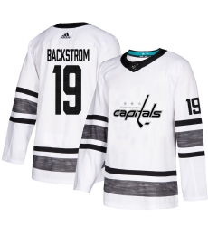 Men's Adidas Washington Capitals #19 Nicklas Backstrom White 2019 All-Star Game Parley Authentic Stitched NHL Jersey