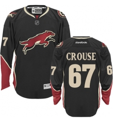 Men's Reebok Arizona Coyotes #67 Lawson Crouse Premier Black Third NHL Jersey