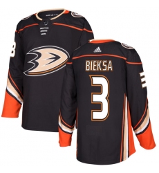 Youth Adidas Anaheim Ducks #3 Kevin Bieksa Premier Black Home NHL Jersey