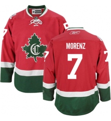 Women's Reebok Montreal Canadiens #7 Howie Morenz Authentic Red New CD NHL Jersey