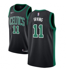 Youth Adidas Boston Celtics #11 Kyrie Irving Swingman Black NBA Jersey - Statement Edition