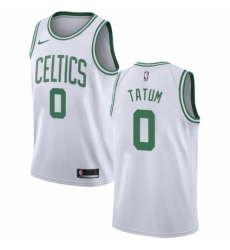 Youth Nike Boston Celtics #0 Jayson Tatum Swingman White NBA Jersey - Association Edition