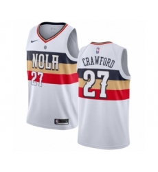 Youth Nike New Orleans Pelicans #27 Jordan Crawford White Swingman Jersey - Earned Edition