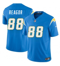 Men's Los Angeles Chargers #88 Jalen Reagor Blue 2025 F.U.S.E. Vapor Limited Football Stitched Jersey