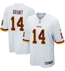 Men's Nike Washington Redskins #14 Ryan Grant Game White NFL Jersey