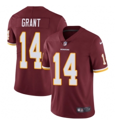 Youth Nike Washington Redskins #14 Ryan Grant Burgundy Red Team Color Vapor Untouchable Elite Player NFL Jersey