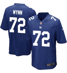 Men's Nike New York Giants #72 Kerry Wynn Game Royal Blue Team Color NFL Jersey
