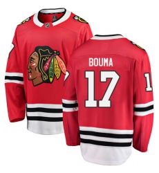 Men's Chicago Blackhawks #17 Lance Bouma Fanatics Branded Red Home Breakaway NHL Jersey