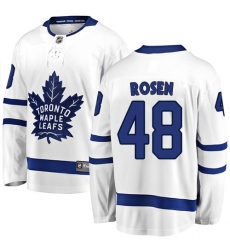 Men's Toronto Maple Leafs #48 Calle Rosen Fanatics Branded White Away Breakaway NHL Jersey