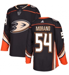 Men's Adidas Anaheim Ducks #54 Antoine Morand Authentic Black Home NHL Jersey