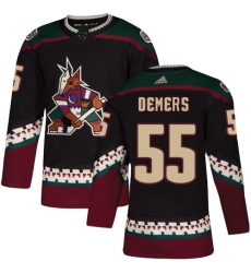 Youth Adidas Arizona Coyotes #55 Jason Demers Authentic Black Alternate NHL Jersey
