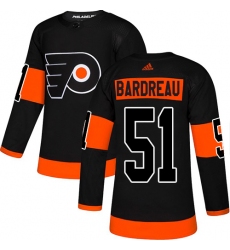 Youth Adidas Philadelphia Flyers #51 Cole Bardreau Premier Black Alternate NHL Jersey