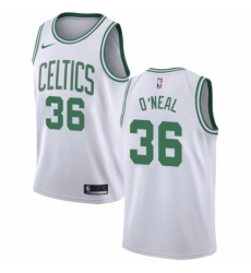 Youth Nike Boston Celtics #36 Shaquille O'Neal Swingman White NBA Jersey - Association Edition