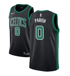 Youth Adidas Boston Celtics #0 Robert Parish Swingman Black NBA Jersey - Statement Edition