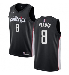 Women's Nike Washington Wizards #8 Tim Frazier Swingman Black NBA Jersey - City Edition