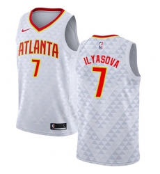 Men's Nike Atlanta Hawks #7 Ersan Ilyasova Swingman White NBA Jersey - Association Edition