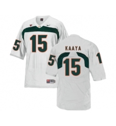 Miami Hurricanes 20 Ed White Green Nike College Football Jersey