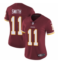 Women's Nike Washington Redskins #11 Alex Smith Burgundy Red Team Color Vapor Untouchable Elite Player NFL Jersey