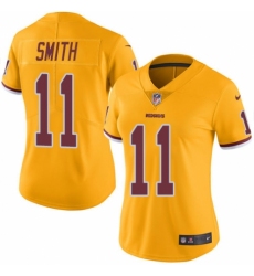 Women's Nike Washington Redskins #11 Alex Smith Limited Gold Rush Vapor Untouchable NFL Jersey