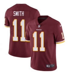 Youth Nike Washington Redskins #11 Alex Smith Burgundy Red Team Color Vapor Untouchable Elite Player NFL Jersey