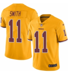 Youth Nike Washington Redskins #11 Alex Smith Limited Gold Rush Vapor Untouchable NFL Jersey