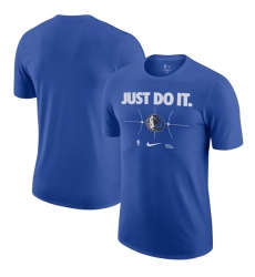 Men's Dallas Mavericks Blue Just Do It T-Shirt