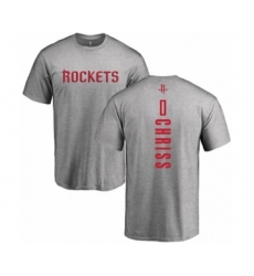 NBA Nike Houston Rockets #0 Marquese Chriss Ash Backer T-Shirt