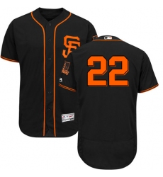 Men's Majestic San Francisco Giants #22 Andrew McCutchen Black Alternate Flex Base Authentic Collection MLB Jersey